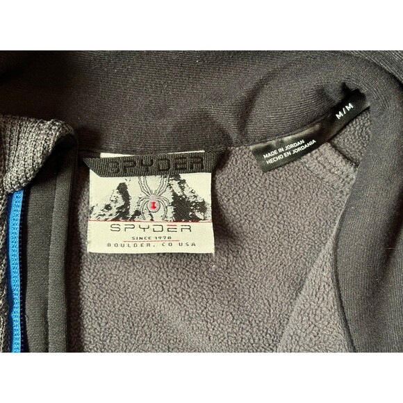 SPYDER Men's Outbound 1/4 Zip Midweight Core Sweater Pull Over Jacket M - Picture 2 of 9